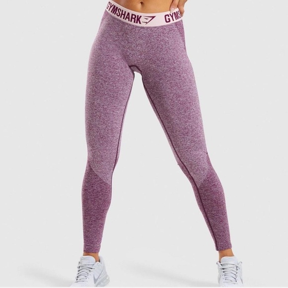 Gymshark Pants - Gymshark Women's Heathered Purple Leggings